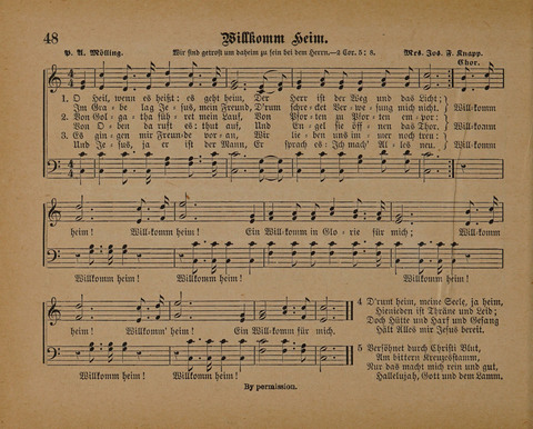 Pilger Lieder: für die Sonntagschule, Erbauungsstunde, Familie, u.s.w. page 48