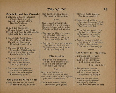 Pilger Lieder: für die Sonntagschule, Erbauungsstunde, Familie, u.s.w. page 63