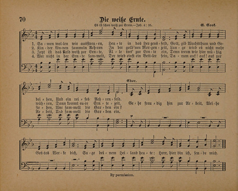 Pilger Lieder: für die Sonntagschule, Erbauungsstunde, Familie, u.s.w. page 70