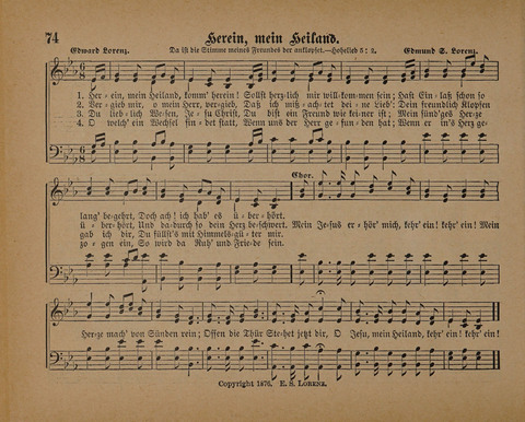 Pilger Lieder: für die Sonntagschule, Erbauungsstunde, Familie, u.s.w. page 74