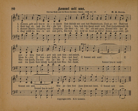 Pilger Lieder: für die Sonntagschule, Erbauungsstunde, Familie, u.s.w. page 80