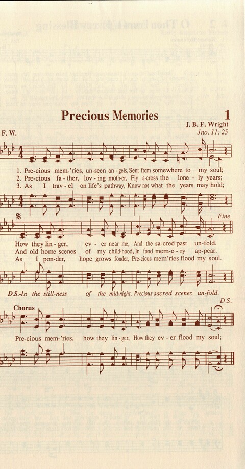 Precious Memories page i