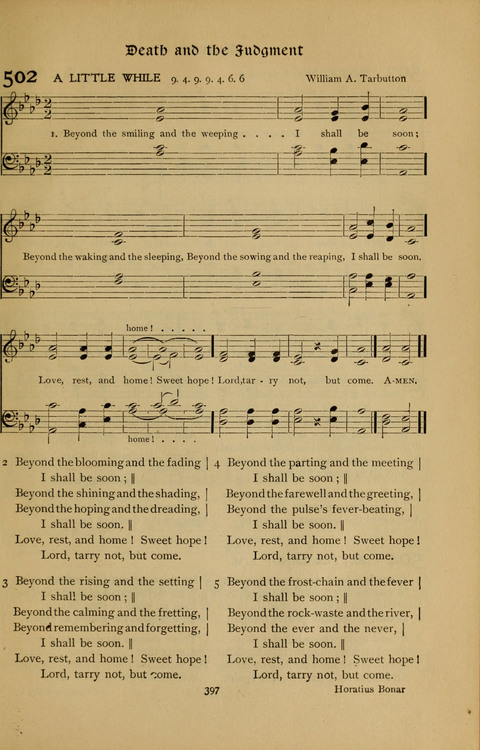 The Primitive Methodist Church Hymnal: containing also selections from scripture for responsive reading page 329