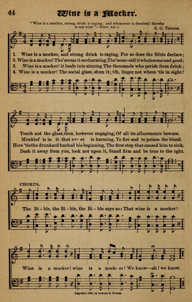 Prohibition Melodist: to which is added the Water Fairies (a temperance cantata) page 49