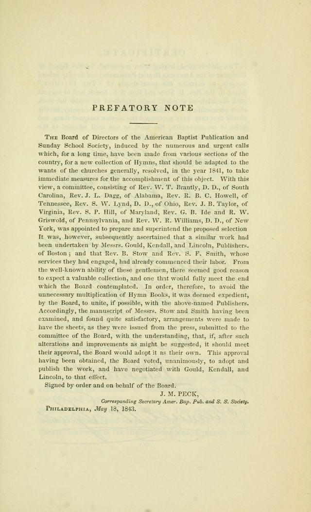 The Psalmist: a New Collection of Hymns for the Use of the Baptist Churches page 12