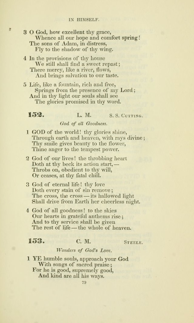 The Psalmist: a New Collection of Hymns for the Use of the Baptist Churches page 152