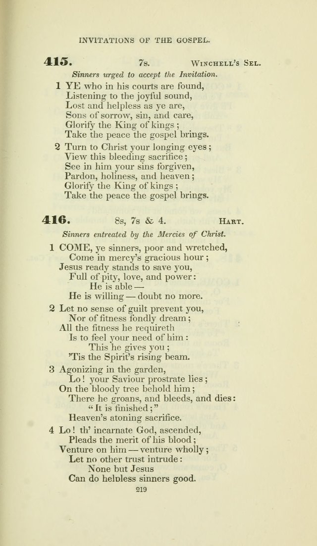 The Psalmist: a New Collection of Hymns for the Use of the Baptist Churches page 292