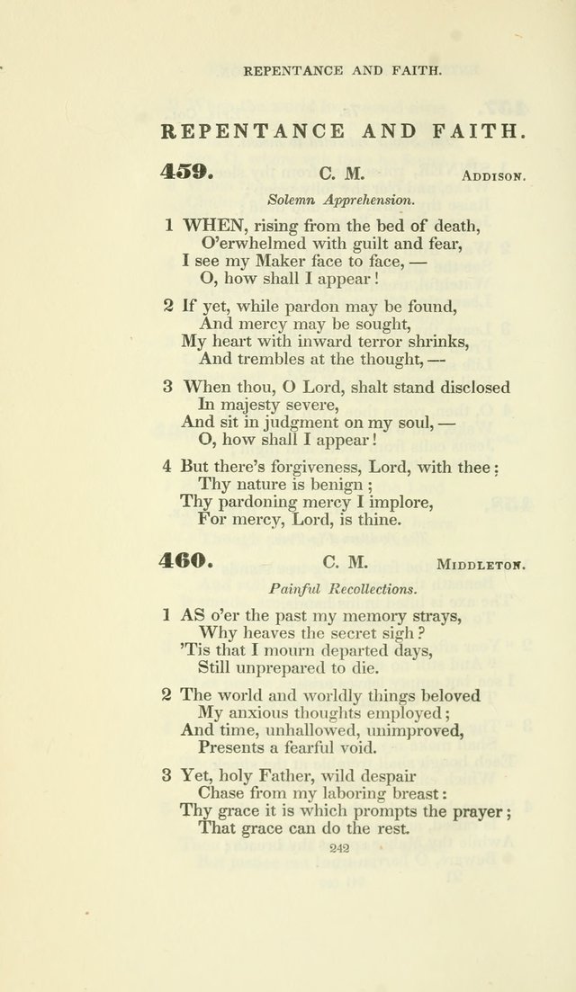 The Psalmist: a New Collection of Hymns for the Use of the Baptist Churches page 315