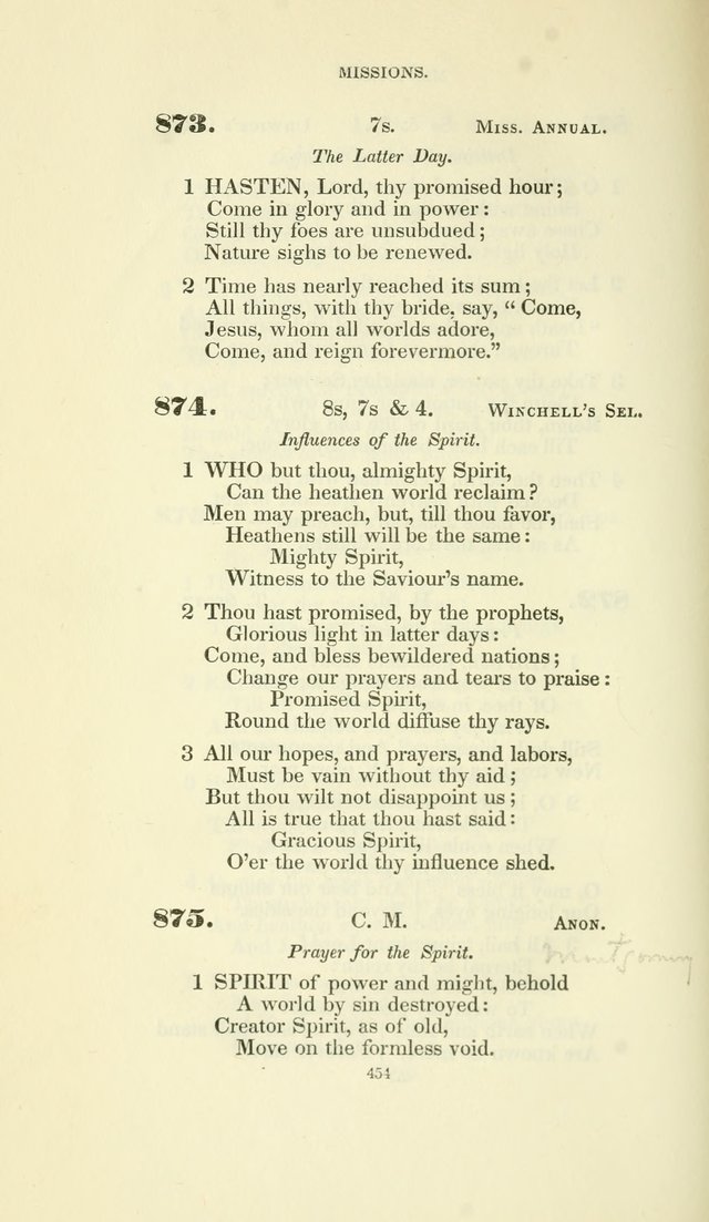 The Psalmist: a New Collection of Hymns for the Use of the Baptist Churches page 527