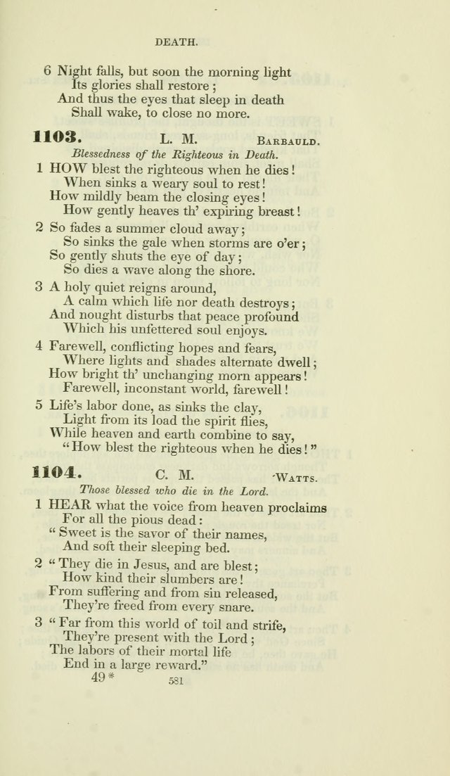 The Psalmist: a New Collection of Hymns for the Use of the Baptist Churches page 656