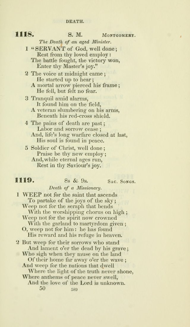 The Psalmist: a New Collection of Hymns for the Use of the Baptist Churches page 664