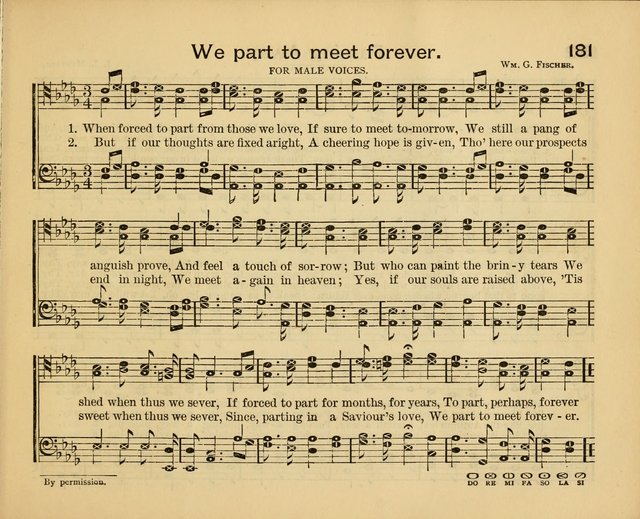 Peerless Praise: a collection of hymns and music for the Sabbath school, with a complete department of elementary instruction in the theory and pract page 137