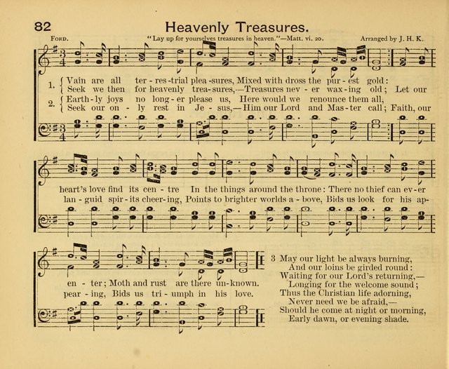 Peerless Praise: a collection of hymns and music for the Sabbath school, with a complete department of elementary instruction in the theory and pract page 38