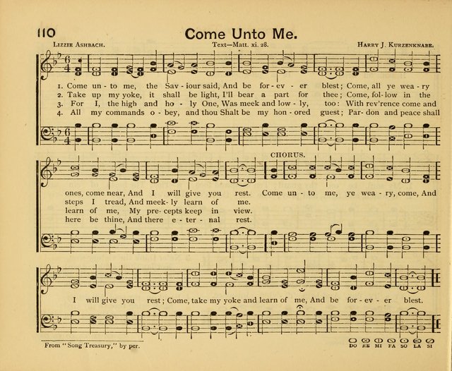 Peerless Praise: a collection of hymns and music for the Sabbath school, with a complete department of elementary instruction in the theory and pract page 66