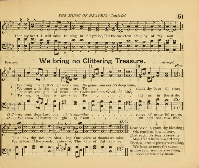 Peerless Praise: a collection of hymns and music for the Sabbath school, with a complete department of elementary instruction in the theory and pract page 7