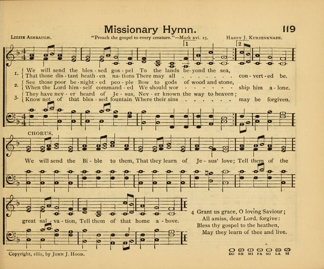 Peerless Praise: a collection of hymns and music for the Sabbath school, with a complete department of elementary instruction in the theory and pract page 75