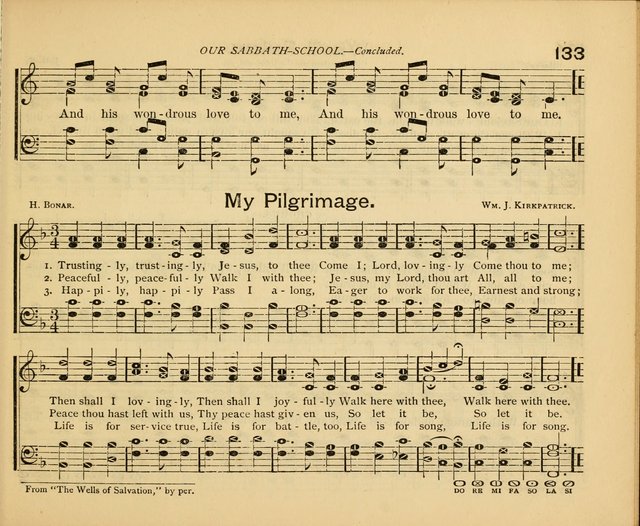 Peerless Praise: a collection of hymns and music for the Sabbath school, with a complete department of elementary instruction in the theory and pract page 89