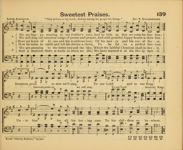 Peerless Praise: a collection of hymns and music for the Sabbath school, with a complete department of elementary instruction in the theory and pract page 95