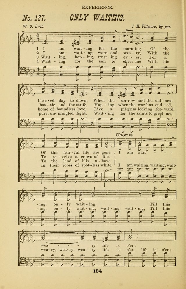 Prayer and Praise: or Hymns and Tunes for Prayer Meetings, Praise Meetings, Experience Meetings, Revivals, Missionary Meetings and all special occasions of Christian work and worship page 134