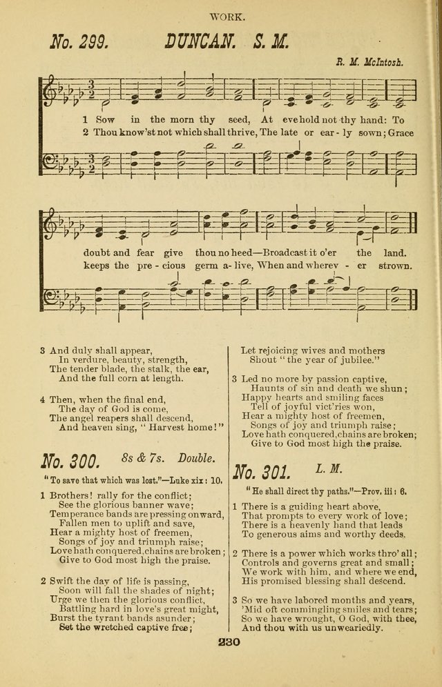 Prayer and Praise: or Hymns and Tunes for Prayer Meetings, Praise Meetings, Experience Meetings, Revivals, Missionary Meetings and all special occasions of Christian work and worship page 230