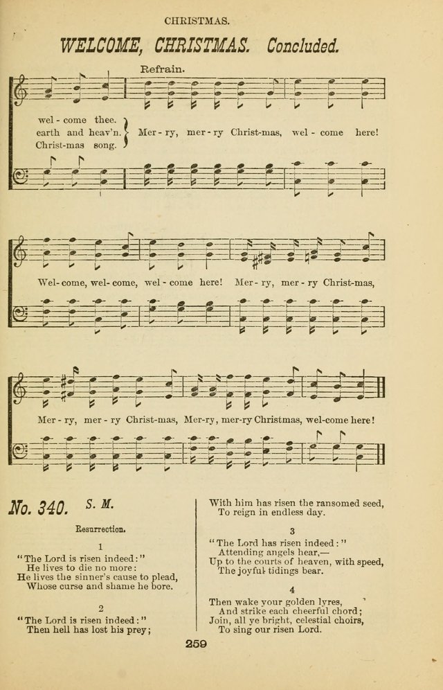 Prayer and Praise: or Hymns and Tunes for Prayer Meetings, Praise Meetings, Experience Meetings, Revivals, Missionary Meetings and all special occasions of Christian work and worship page 259