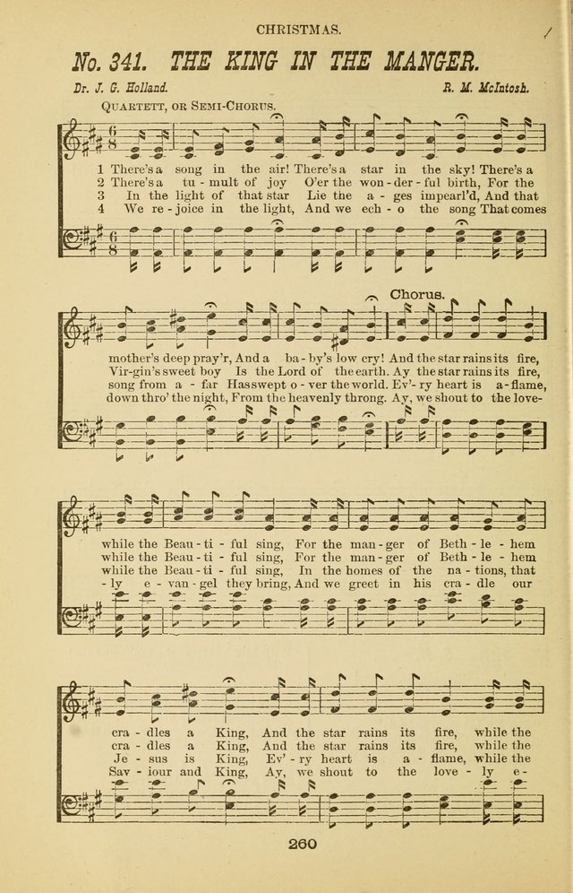 Prayer and Praise: or Hymns and Tunes for Prayer Meetings, Praise Meetings, Experience Meetings, Revivals, Missionary Meetings and all special occasions of Christian work and worship page 260