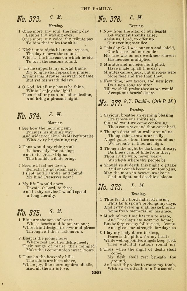 Prayer and Praise: or Hymns and Tunes for Prayer Meetings, Praise Meetings, Experience Meetings, Revivals, Missionary Meetings and all special occasions of Christian work and worship page 280