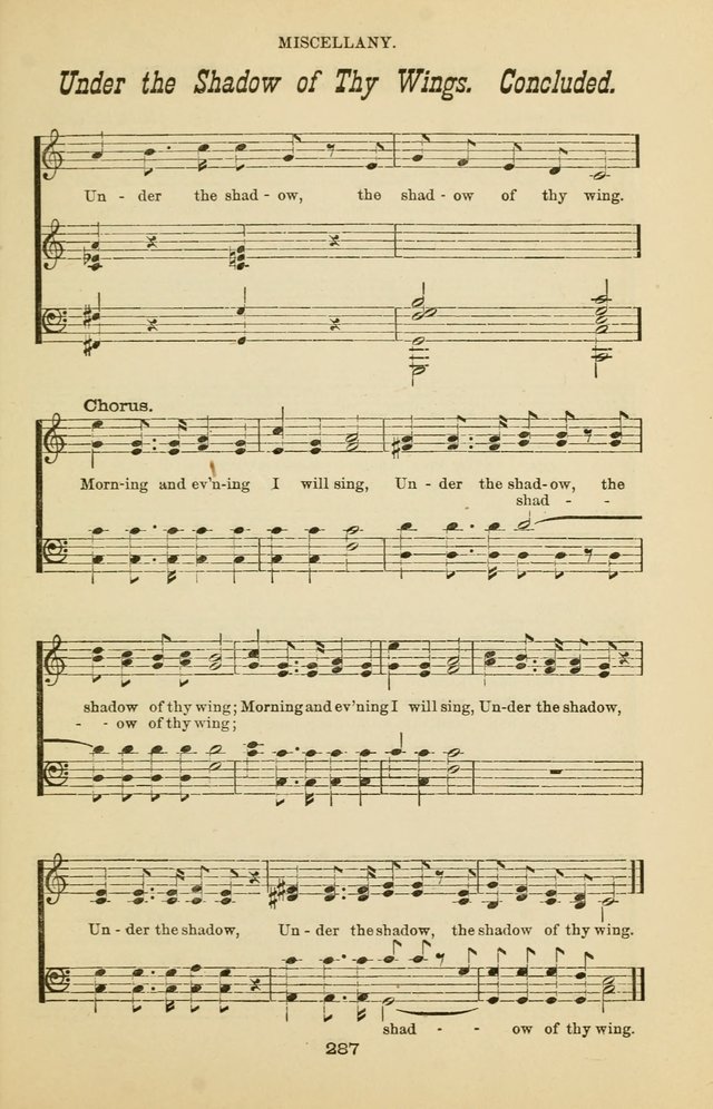 Prayer and Praise: or Hymns and Tunes for Prayer Meetings, Praise Meetings, Experience Meetings, Revivals, Missionary Meetings and all special occasions of Christian work and worship page 287