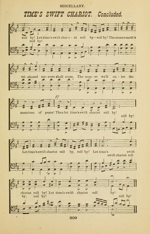 Prayer and Praise: or Hymns and Tunes for Prayer Meetings, Praise Meetings, Experience Meetings, Revivals, Missionary Meetings and all special occasions of Christian work and worship page 309