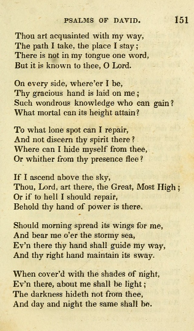 Portions of the Psalms of David, and other parts of scripture, in verse: designed as a companion for the Christian (2nd ed.) page 151