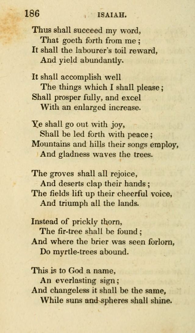 Portions of the Psalms of David, and other parts of scripture, in verse: designed as a companion for the Christian (2nd ed.) page 186