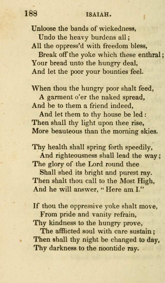 Portions of the Psalms of David, and other parts of scripture, in verse: designed as a companion for the Christian (2nd ed.) page 188