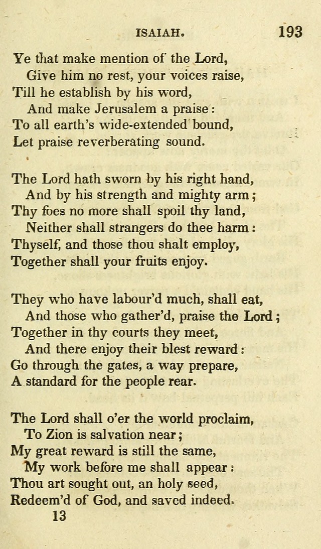 Portions of the Psalms of David, and other parts of scripture, in verse: designed as a companion for the Christian (2nd ed.) page 193