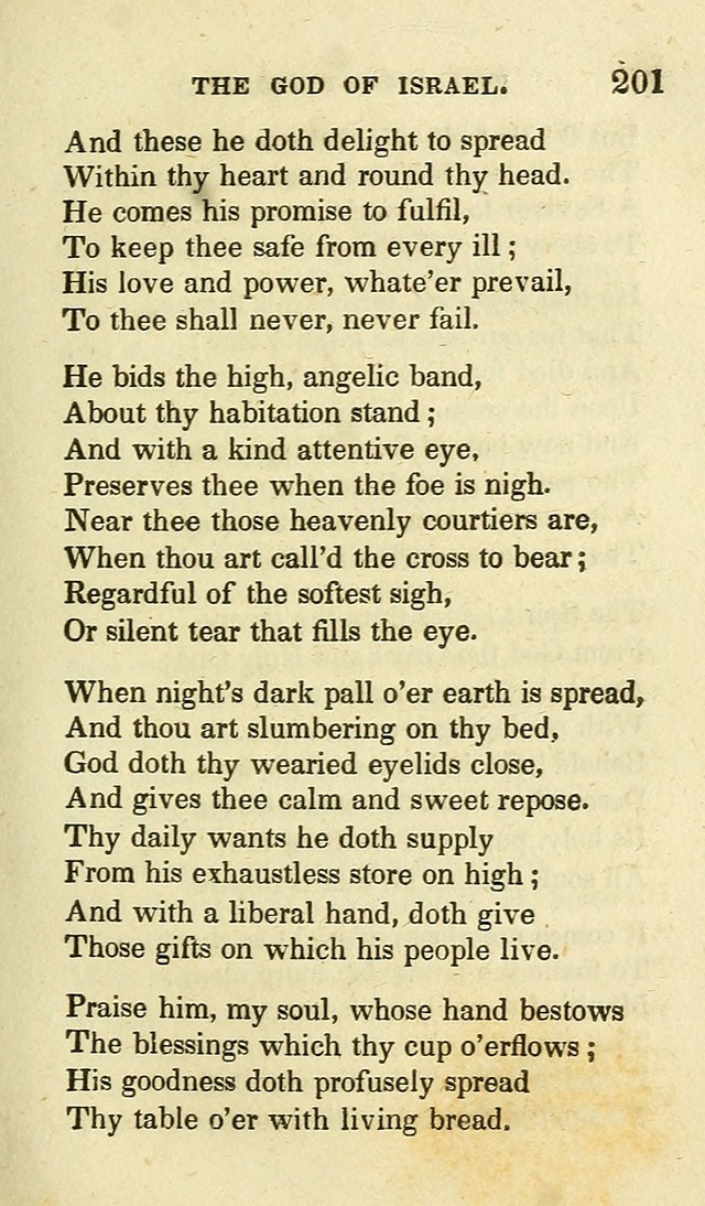 Portions of the Psalms of David, and other parts of scripture, in verse: designed as a companion for the Christian (2nd ed.) page 201