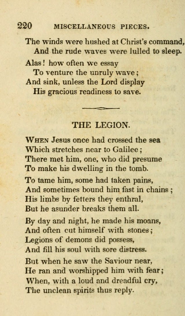 Portions of the Psalms of David, and other parts of scripture, in verse: designed as a companion for the Christian (2nd ed.) page 220