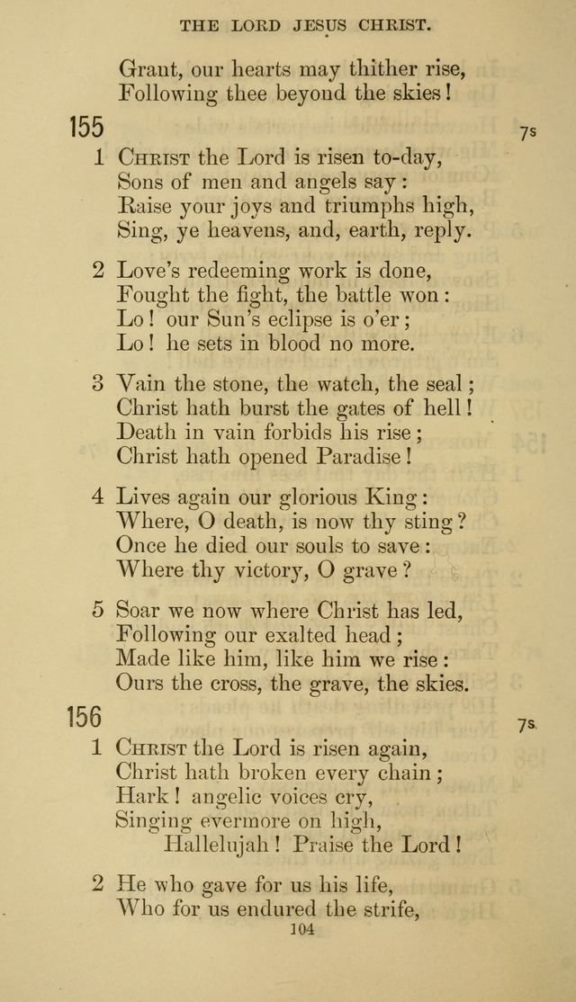 The Presbyterian Hymnal page 104