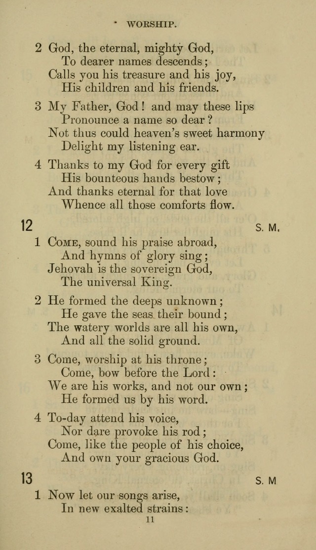 The Presbyterian Hymnal page 11