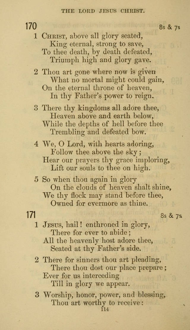 The Presbyterian Hymnal page 114