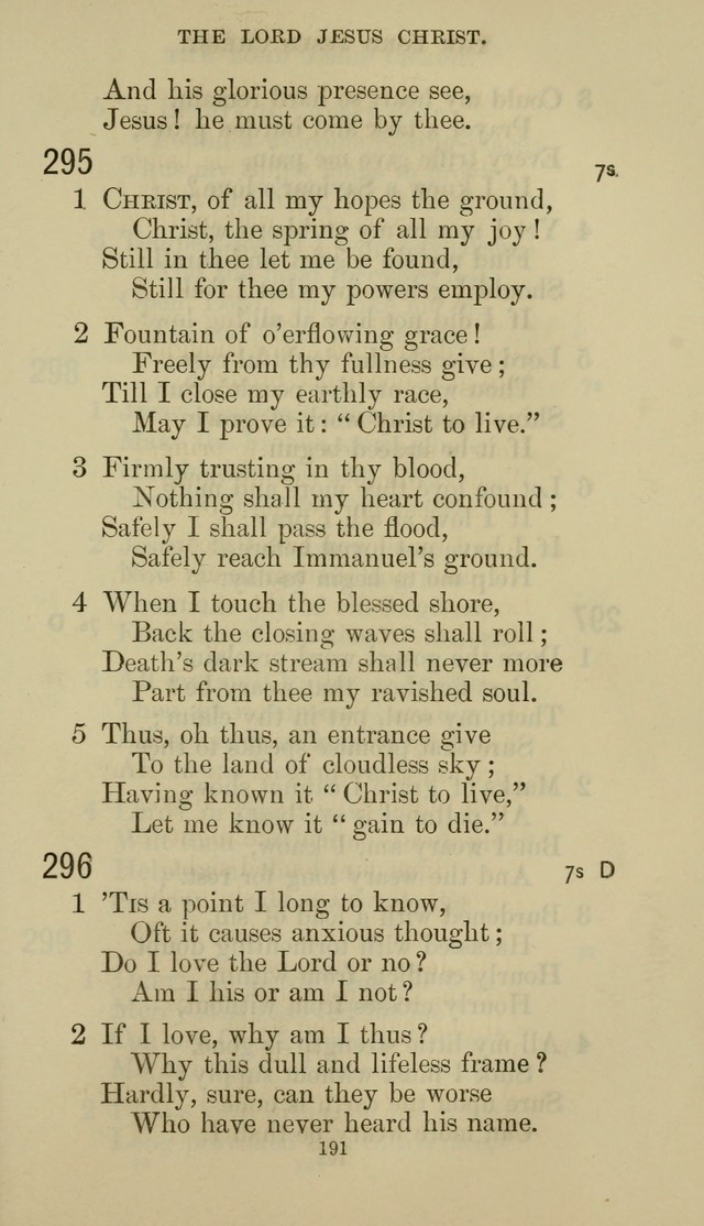 The Presbyterian Hymnal page 191