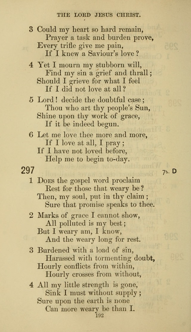 The Presbyterian Hymnal page 192