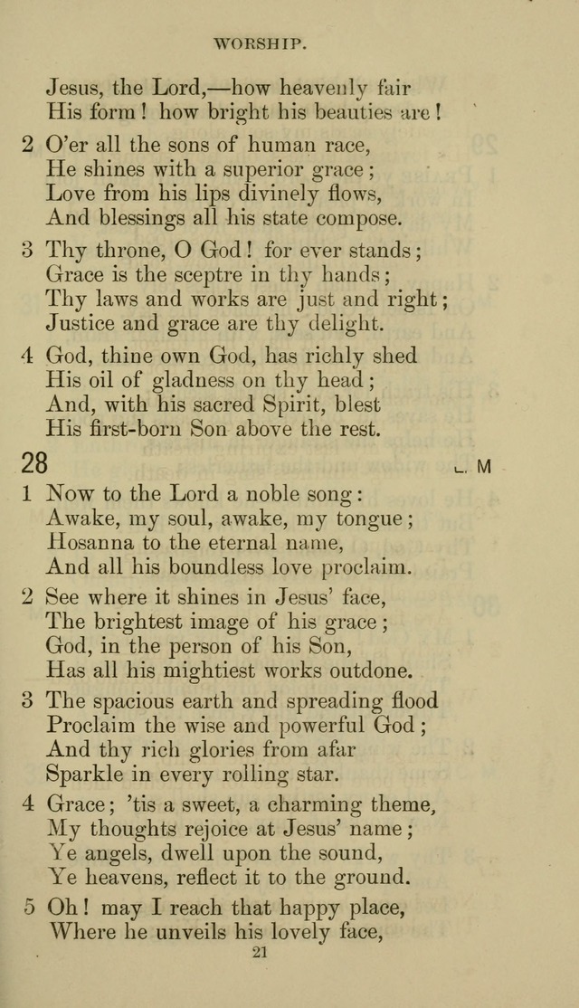 The Presbyterian Hymnal page 21