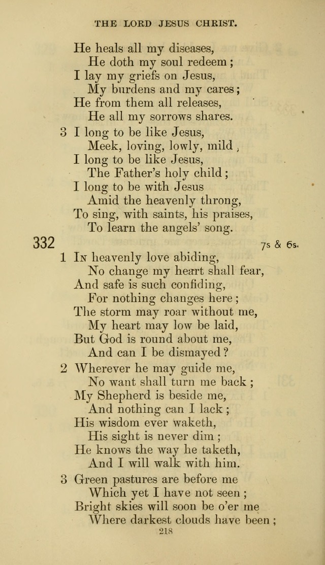 The Presbyterian Hymnal page 218