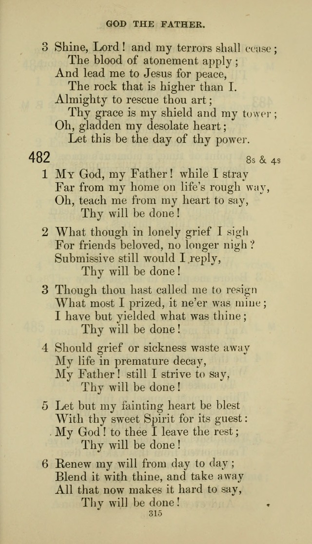 The Presbyterian Hymnal page 315