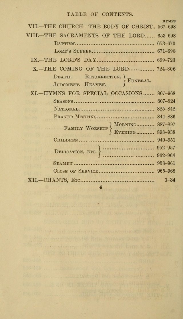 The Presbyterian Hymnal page 4