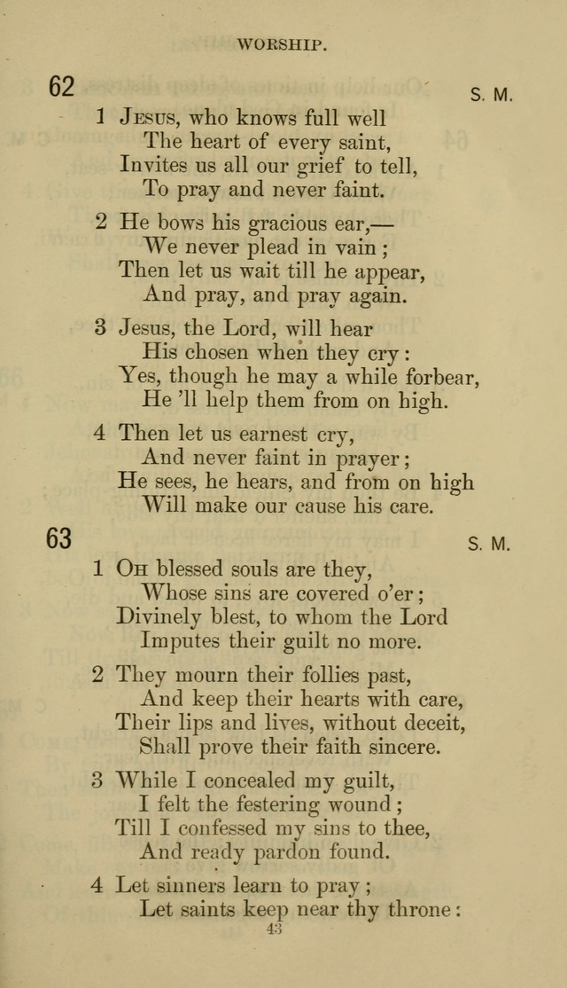 The Presbyterian Hymnal page 43