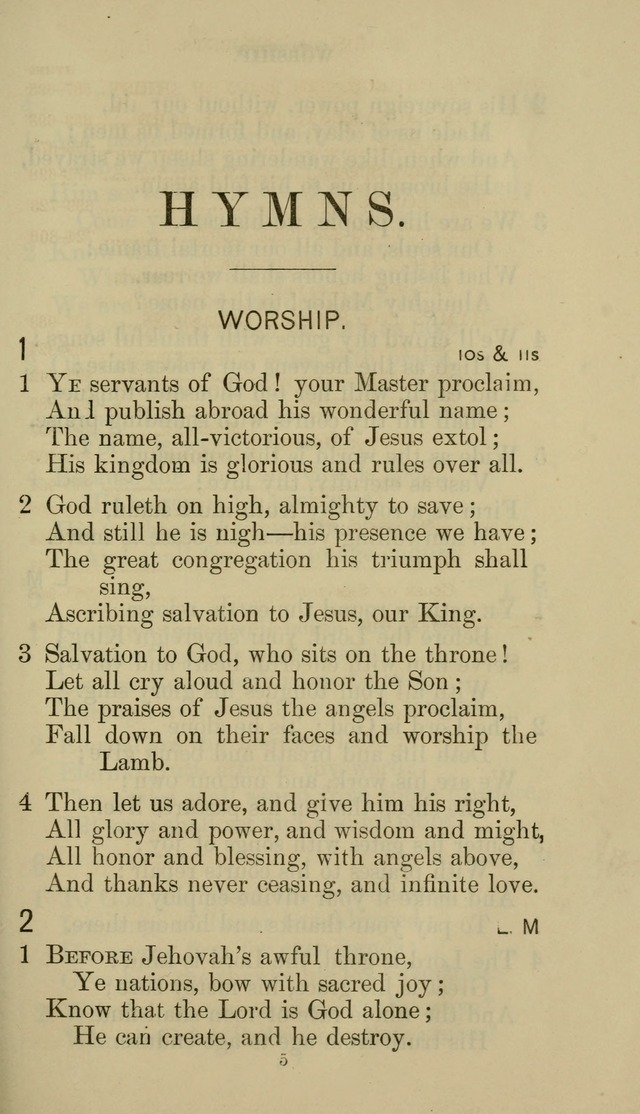 The Presbyterian Hymnal page 5