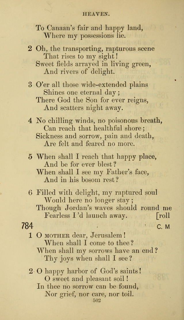 The Presbyterian Hymnal page 502