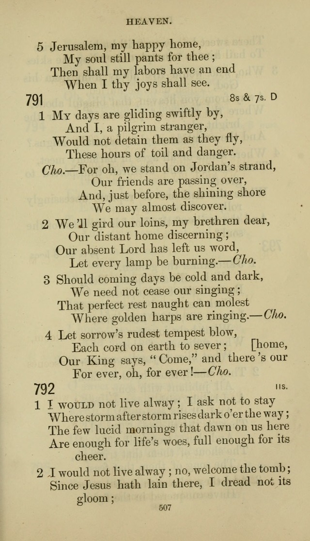 The Presbyterian Hymnal page 507