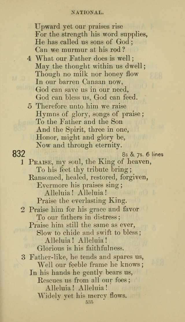 The Presbyterian Hymnal page 535