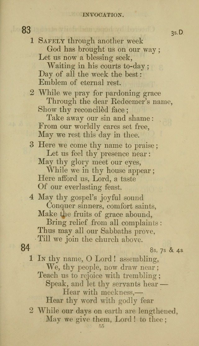 The Presbyterian Hymnal page 55